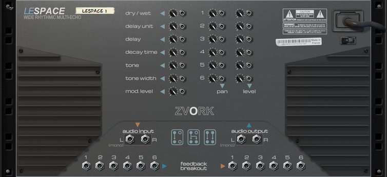 New audio input and outputs available in version 1.1
