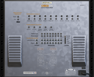 Oberon back panel with separate audio outputs