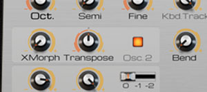 Oscillator morph function.